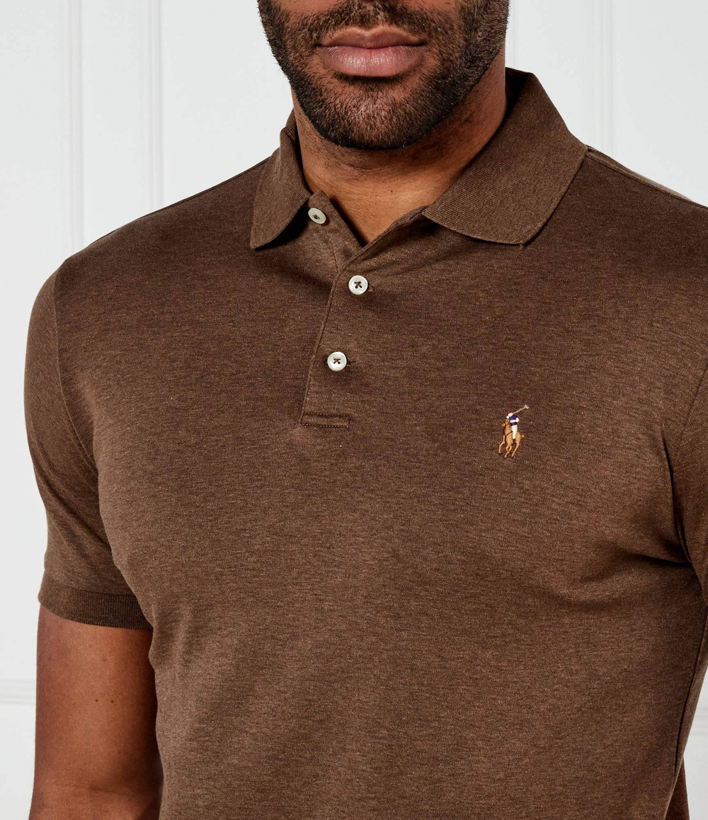 Поло POLO RALPH LAUREN - коричневый(710704319)
