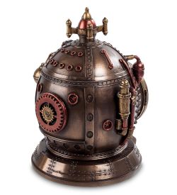 WS-294 Шкатулка с часами в стиле Стимпанк «Машина времени»