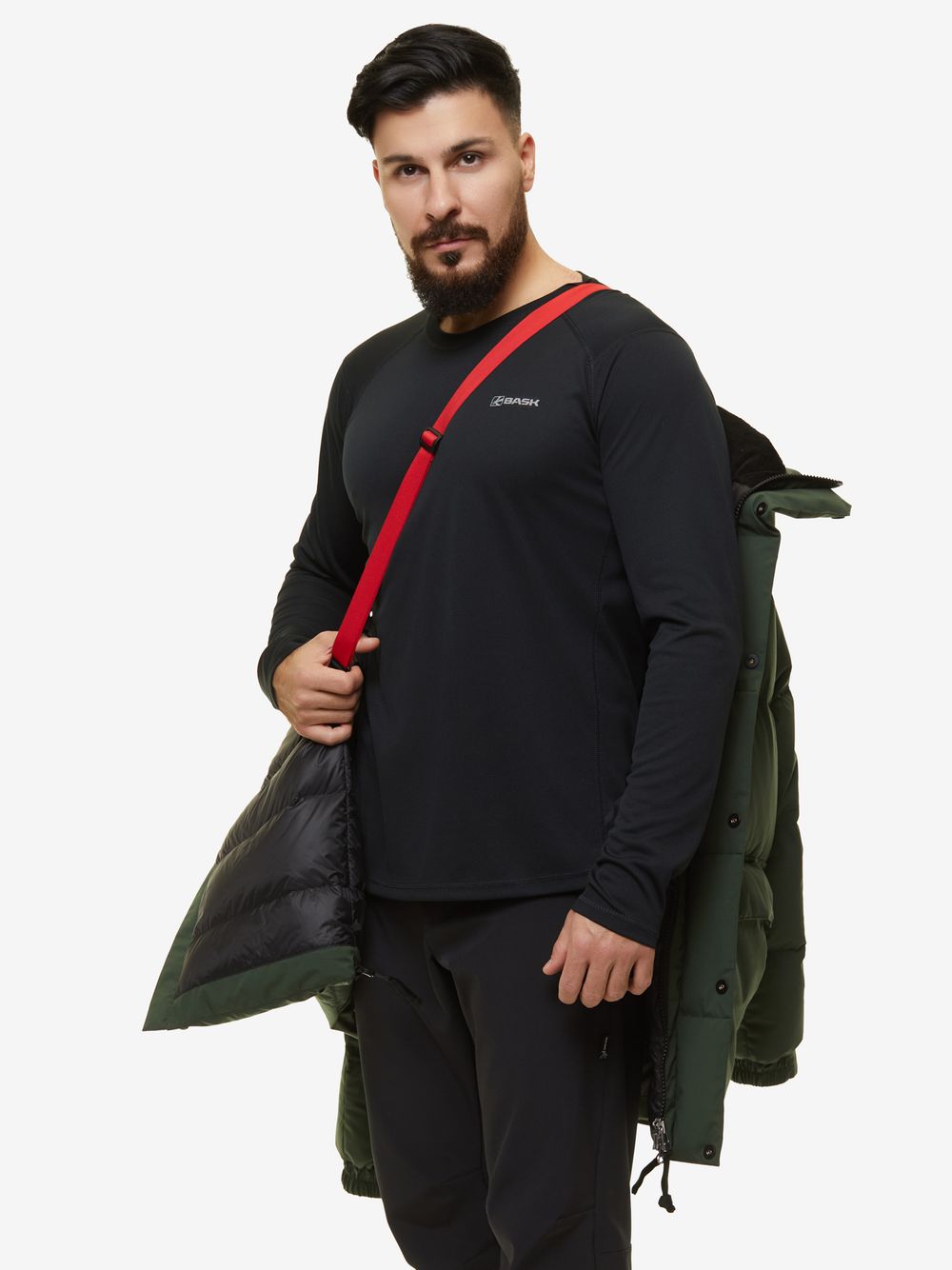 Куртка мужская пуховая BASK ANGIR зеленый