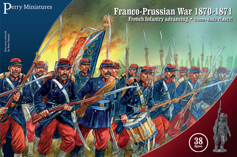FRE1 Franco-Prussian War French Infantry advancing