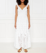 Кружевное платье palma GUESS - белый(W4GK46 WG571)