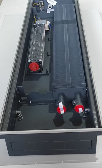 Внутрипольный конвектор Vent KVZV 250-85-1700 с принудительной конвекцией