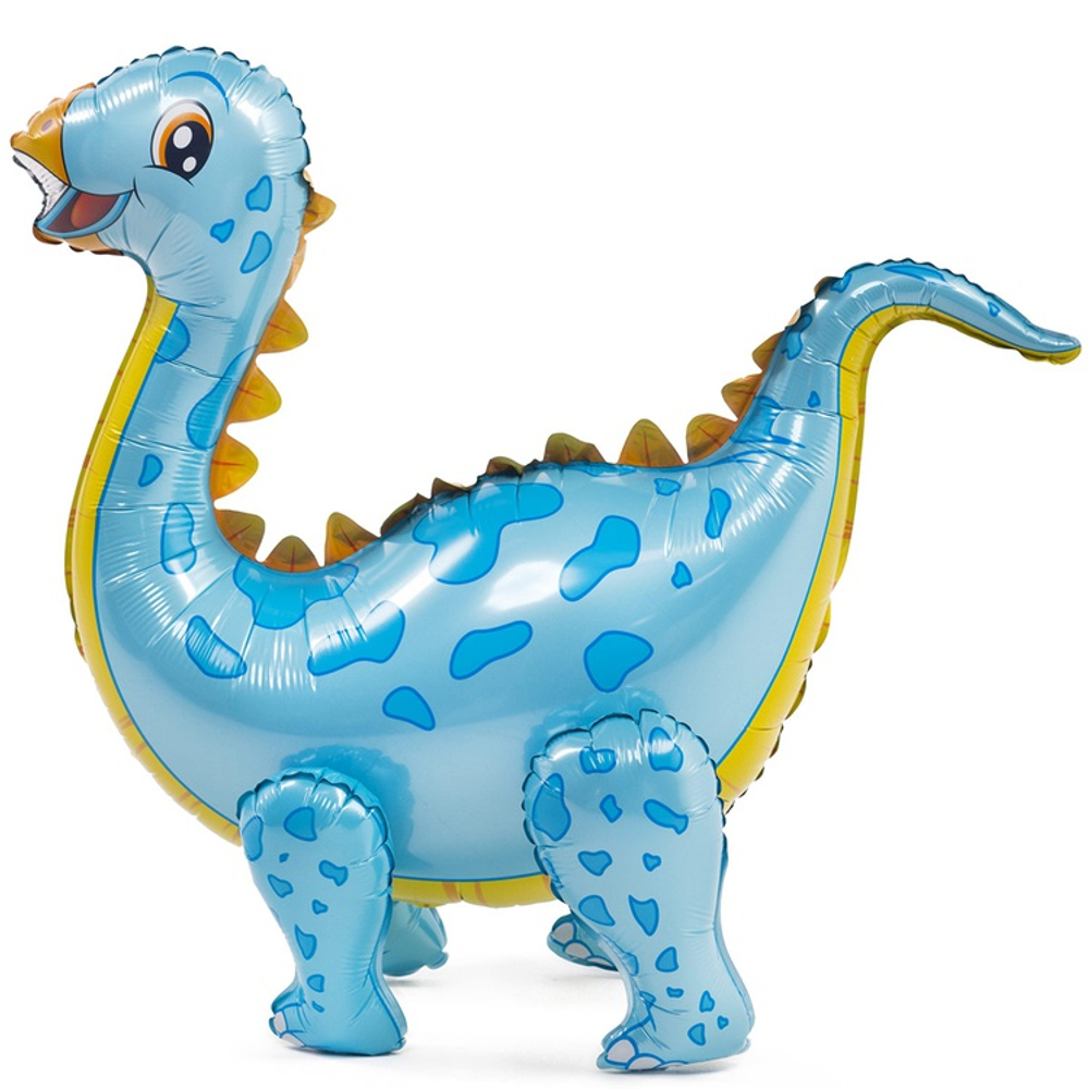 Шар Фольгированный Динозавр Стегозавр голубой (Голубой)
