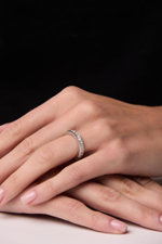 Кольцо Heart White