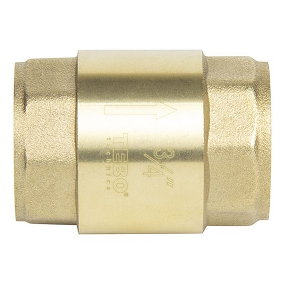 Клапан обратный TEBO ВН/ВН 3/4quot; (20/160) купить в Москве и Московской области по низкой цене с доставкой по России — (2) Клапан обратный TEBO ВН/ВН 3/4quot; (20/160) — (2)