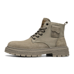 ABCIU Work Boots Unisex High top Khaki