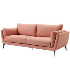 Трехместный диван Aster коралловый