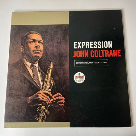 Винтажная виниловая пластинка LP John Coltrane Expression (Japan 1974) (No Obi)