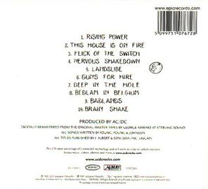 AC/DC / Flick Of The Switch (Remasters Edition)(CD)