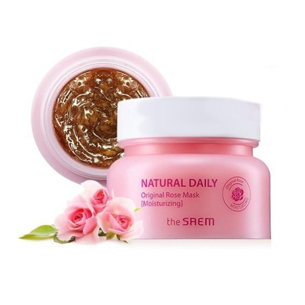 The Saem Natural Daily Original Rose Mask увлажняющая маска с лепестками роз