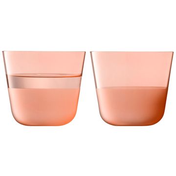 Набор стаканов arc contrast, 260 мл, коралловые, 2 шт.