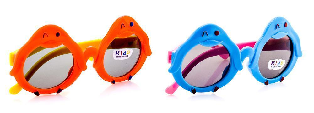 Очки детские солнечные Пингвин в ассорт, пак