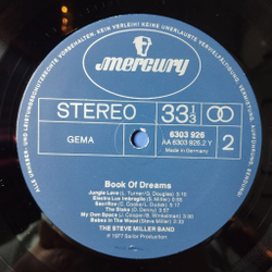 Винтажная виниловая пластинка LP The Steve Miller Band Book Of Dreams (Germany 1977)
