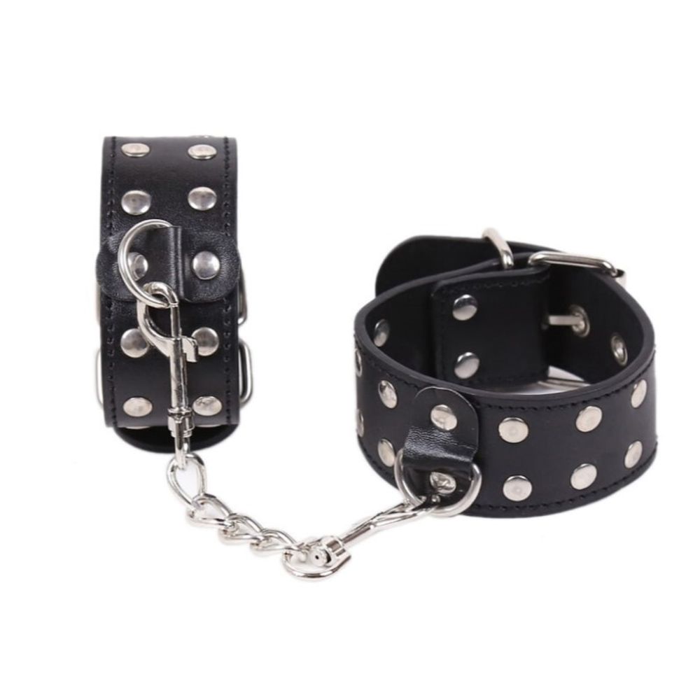 Наручники черные Romeo Rossi 9145