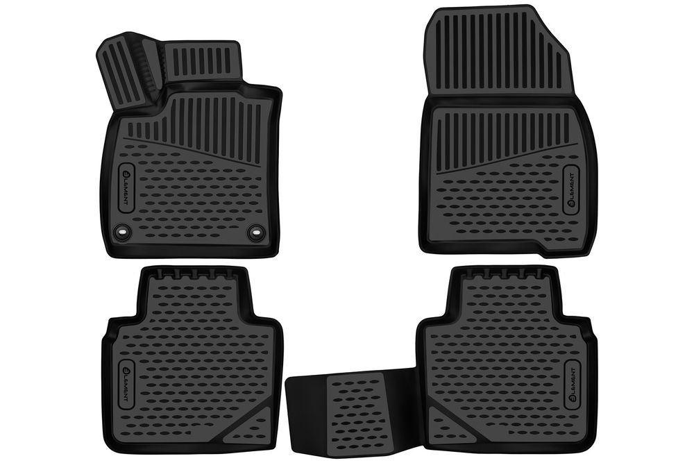 Коврики в салон для HONDA Accord 2023 - 4шт. (полиуретан) ELEMENT3DAN0680210K