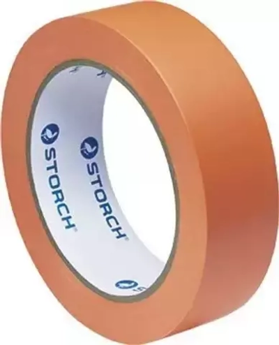 Специальная бюджетная тонкослойная ПВХ малярная лента STORCH SOFTtape Das Preiswerte Orange 50 мм, 33 м