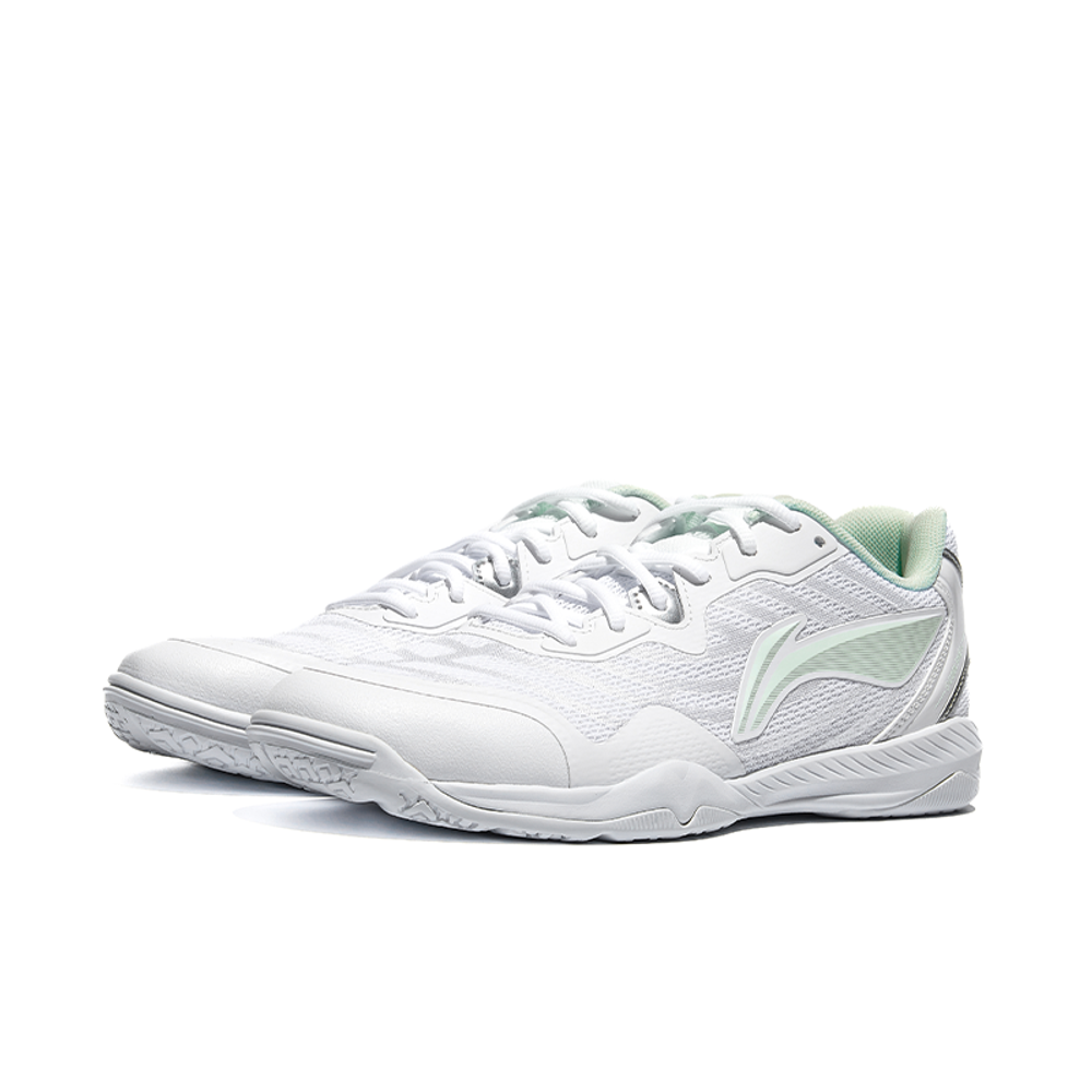 Li Ning Table Tennis Collection Cushioning Slip Resistant Abrasion Resistant Breathable Mid top Table Tennis Shoes