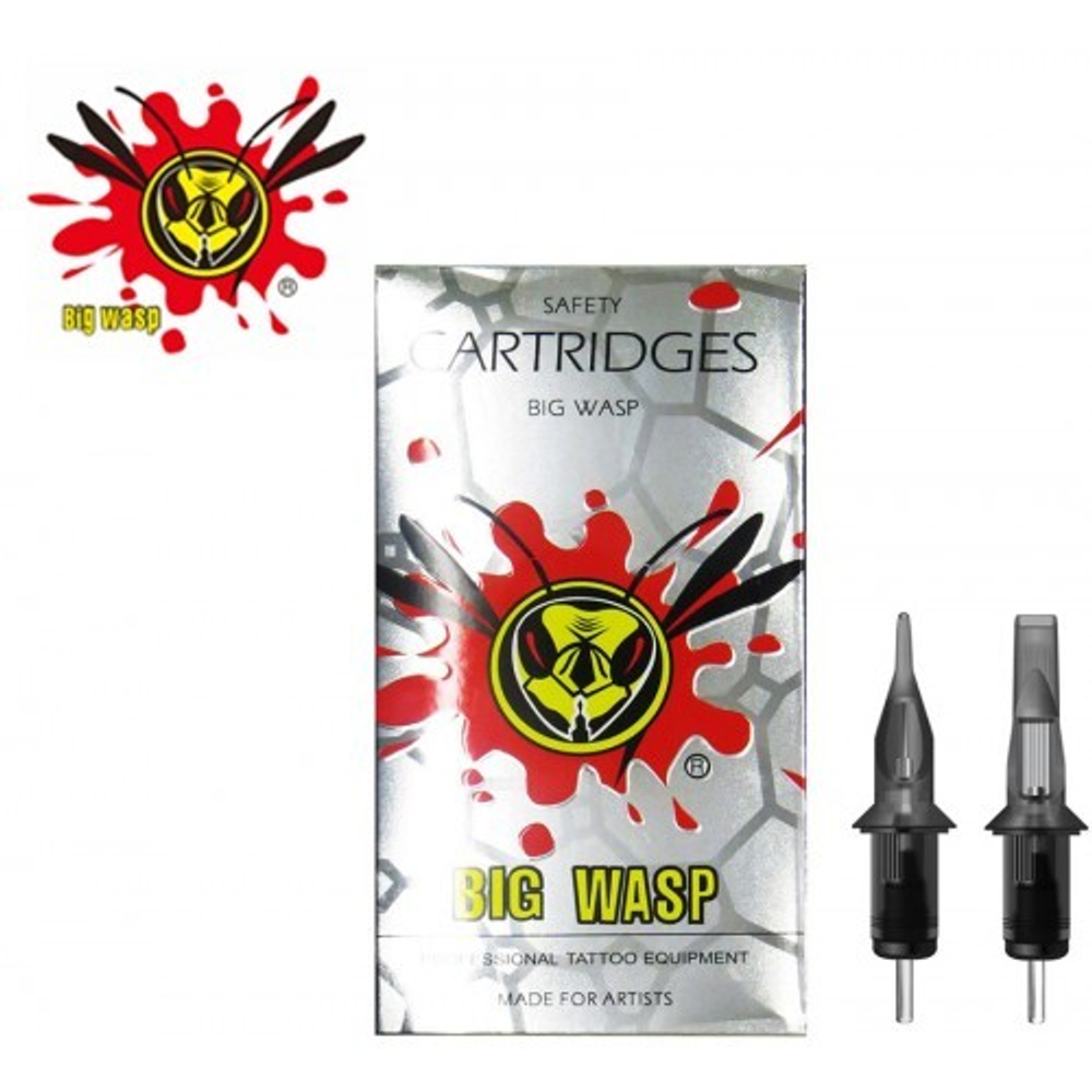 35/1RLLT BIG WASP PREMIUM Картриджи для перманентного макияжа и тату 20 шт.