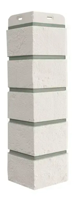 Угол наружный Grand Line Состаренный кирпич Design молочный со швом RAL 7006 0.390*0.120мм 0.46м2 1уп-12шт