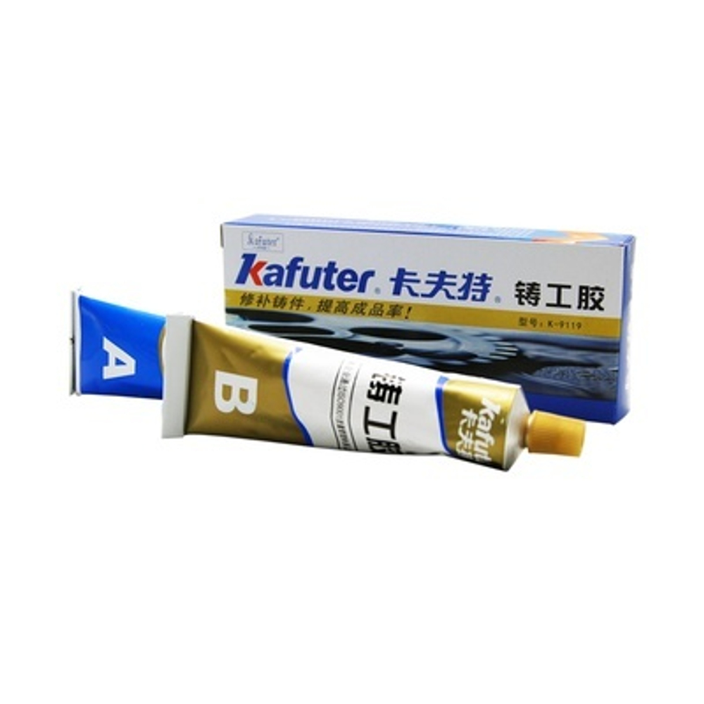 Эпоксидный, двухкомпонентный клей-герметик для фар KAFUTER K-9119 A+B