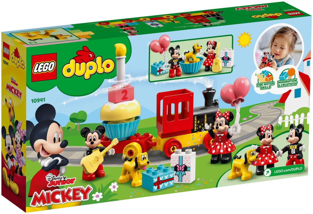 Конструктор LEGO Duplo Disney 10941 Праздничный поезд Микки и Минни