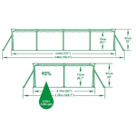 Каркасный бассейн Bestway 56405 (400х211х81)