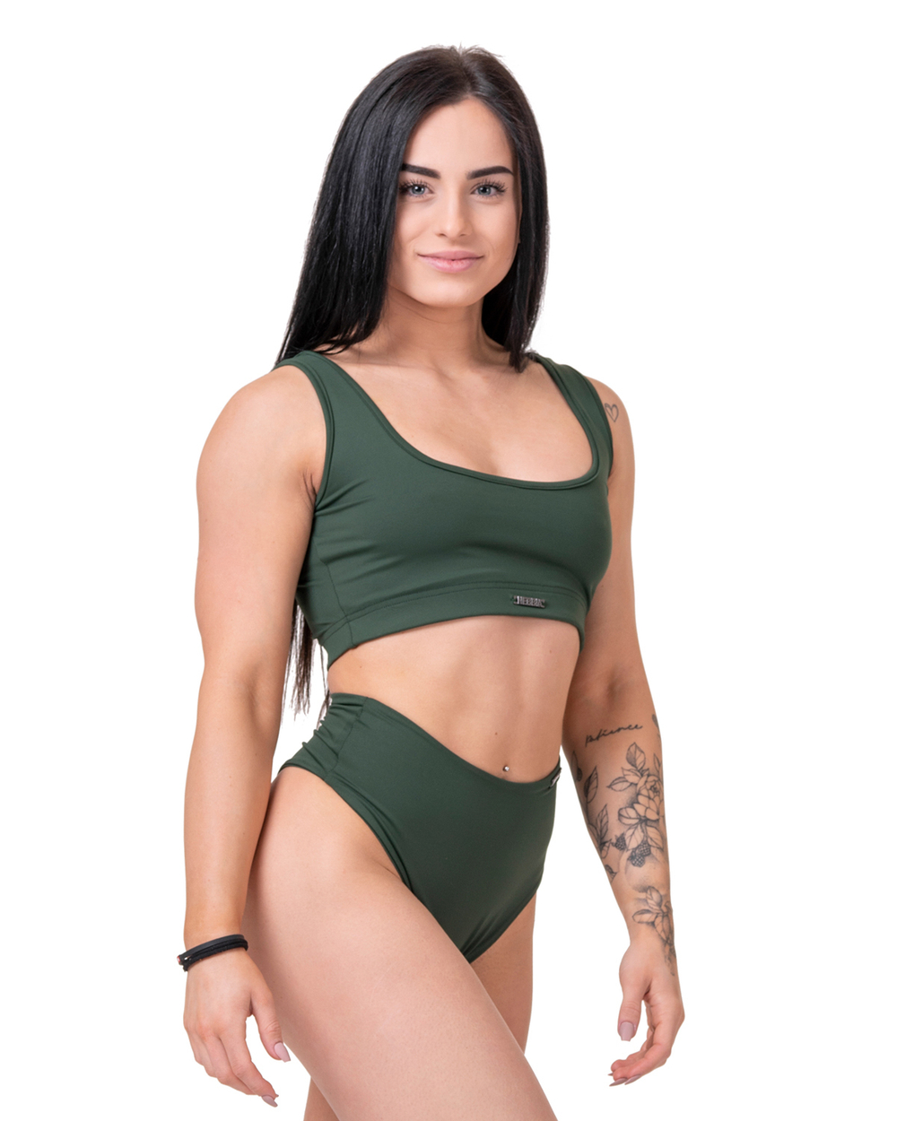 Плавки Nebbia High-waist retro bikini - bottom 555 green