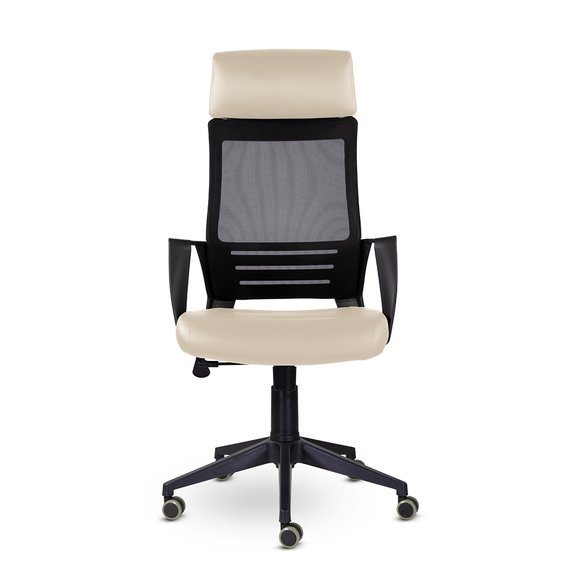 Кресло М-811 Альт/Alt blackPL Ср S-0428 (бежевый)