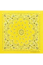 Желтая женская бандана фото