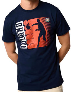 Мужская теннисная футболка Roland Garros Player T-Shirt - небесный