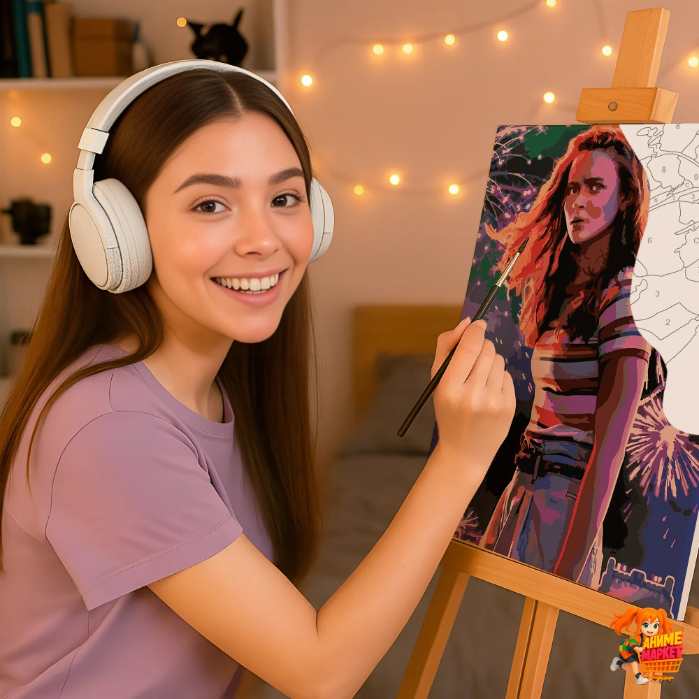 Картина по номерам Очень странные дела Макс Мэйфилд