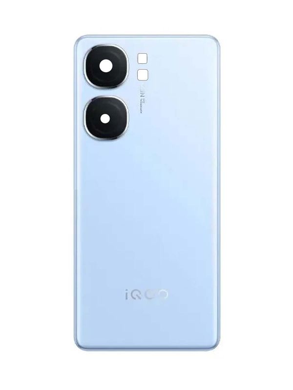Задняя крышка для  Iqoo Neo 9S Pro 5G синяя (Blue) со стеклом камеры