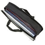 Папка на молнии с ручками ЮНЛАНДИЯ А4, 1 отделение, пластик, ширина 75 мм, "Warning", 270956