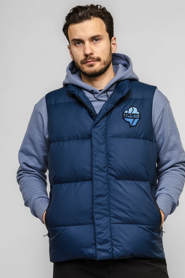 Жилет "НОХО" утеплённый, унисекс, цвет "Полярная ночь"