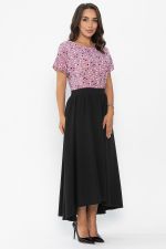 Платье Бруния (черно-розовое) П13997-16М LT Collection