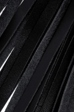 Плеть большая с металлической рукоятью Pecado черная