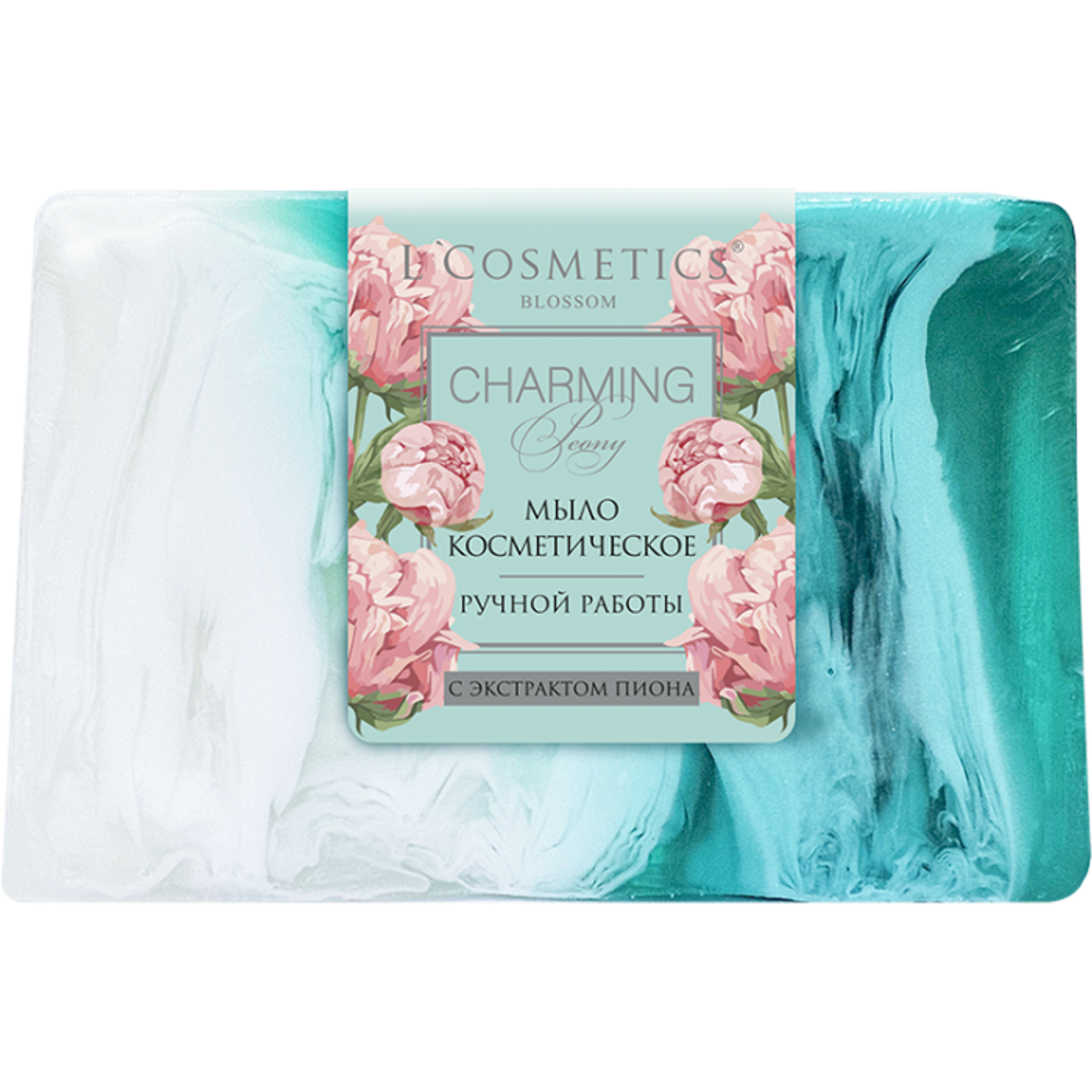 Мыло ручной работы с экстрактом пиона L’COSMETICS 100 г