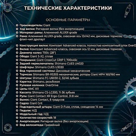 Велосипед Giant Revolt 2 - 2026 (Grevel)