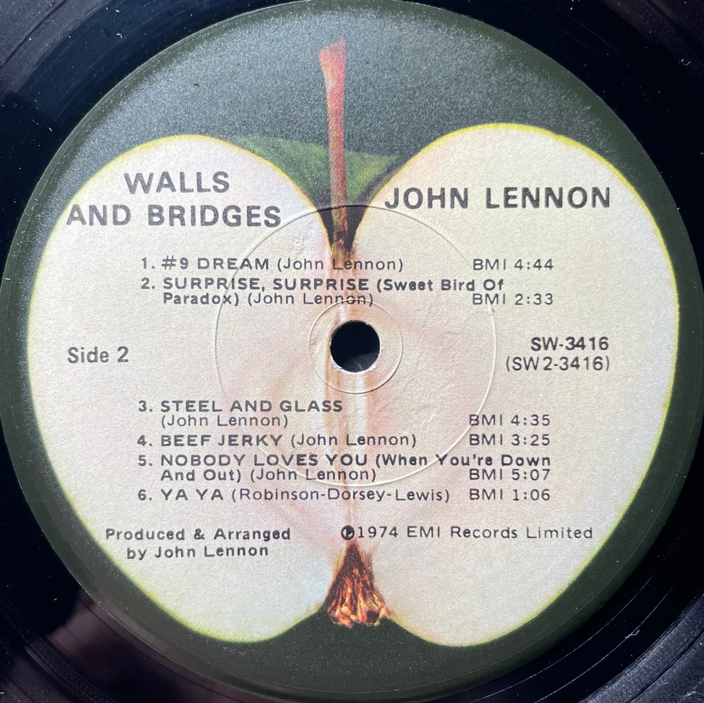 John Lennon ‎– Walls And Bridges (США 1974г.)