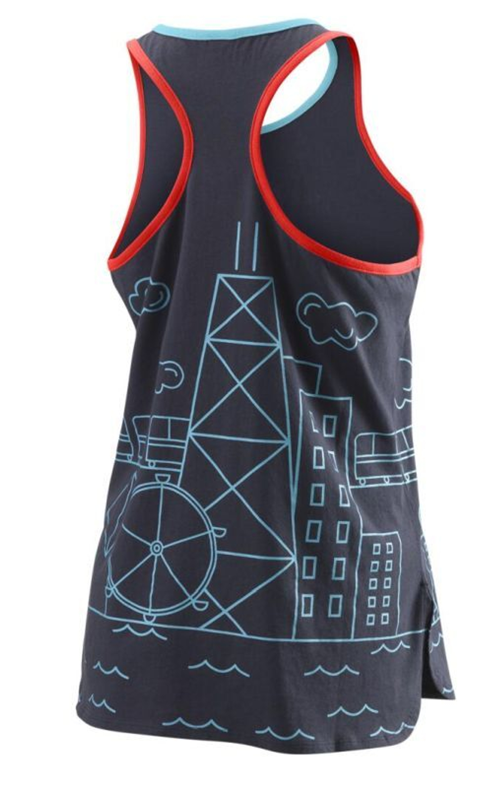 Женский топ теннисный Wilson Chi Cnt Tank W - outer space