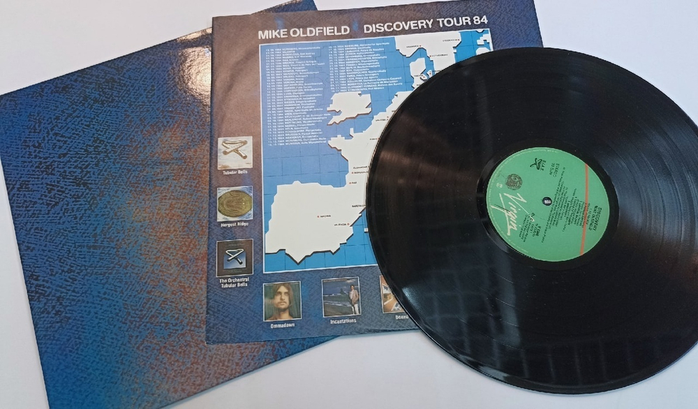 Винтажная виниловая пластинка Mike Oldfield Discovery (Italy 1984)