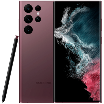 Смартфон Samsung Galaxy S22 Ultra 5G, 8/128GB (SM-S908E/DS) Global, Burgundy