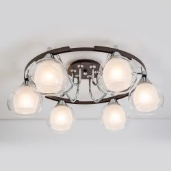 Citilux Остин CL115165 Люстра потолочная Венге Хром