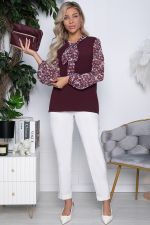 Блуза Рошель (бордо) Б10438 LT Collection