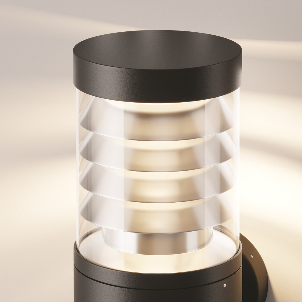 Уличный настенный светодиодный светильник Maytoni Spir O439WL-L12GF3K