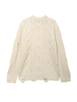 Свитер Вязаный (Round-neck) Skull Cable Knit