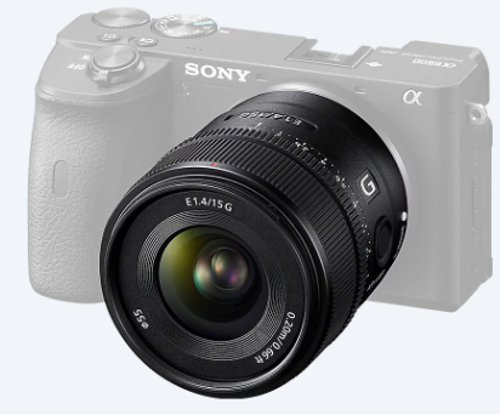 Объектив Sony E 15mm f/1.4 G