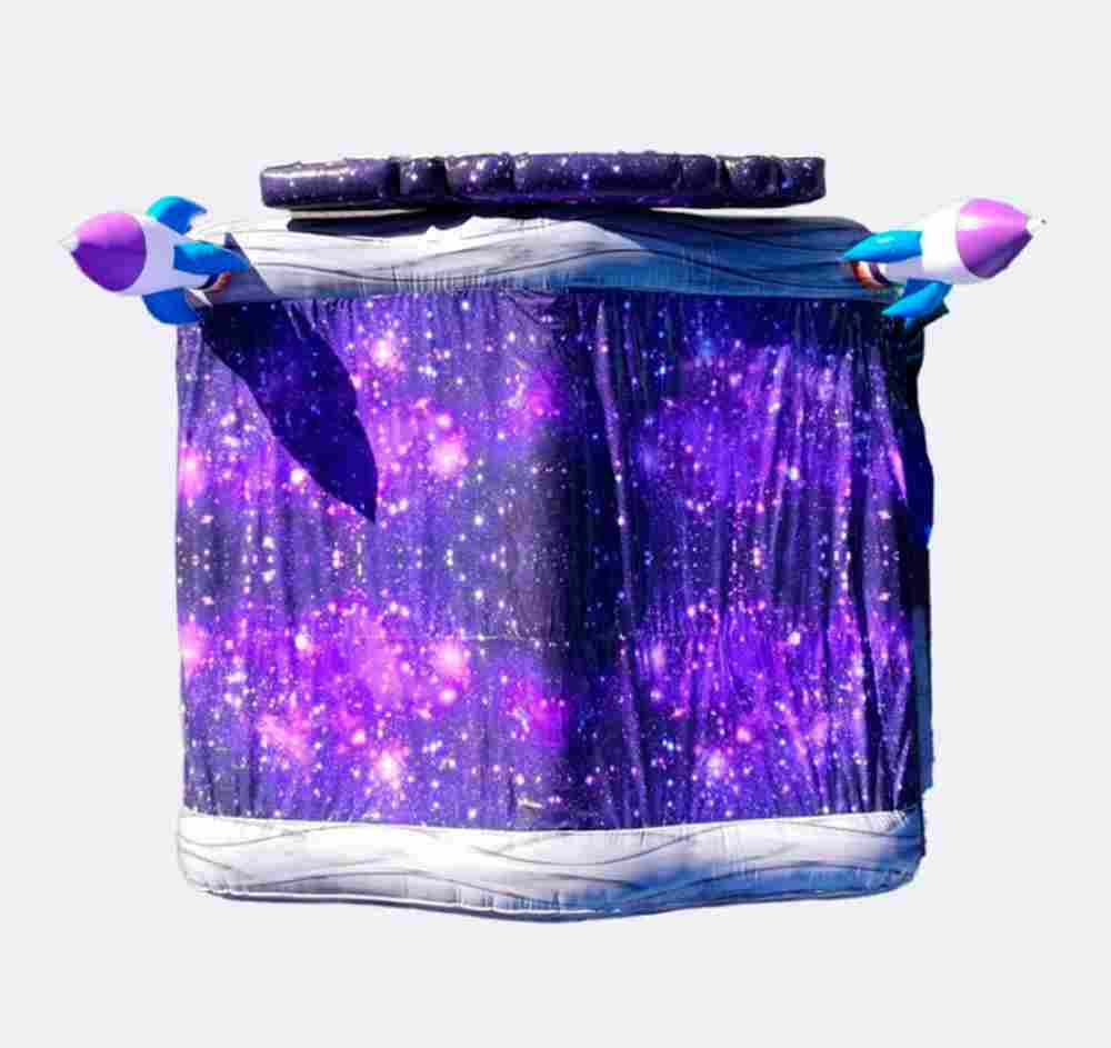 Надувной дартс «Космос» на подкачке, диаметр 2 м, размер 4×4,3×4 м