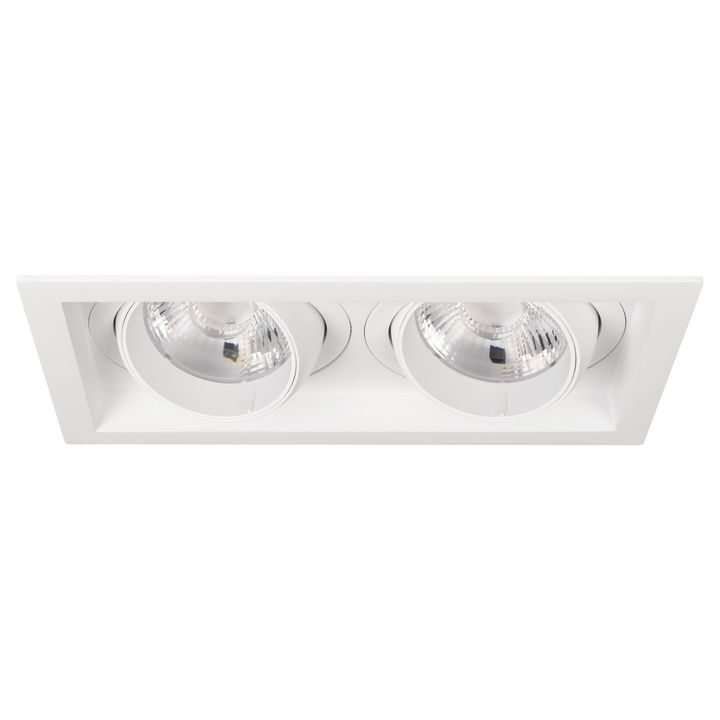 Светильник MS-VORTEX-BUILT-S250x140-2x30W Warm3000 (WH-WH, 17 deg, 230V) Arlight 057767