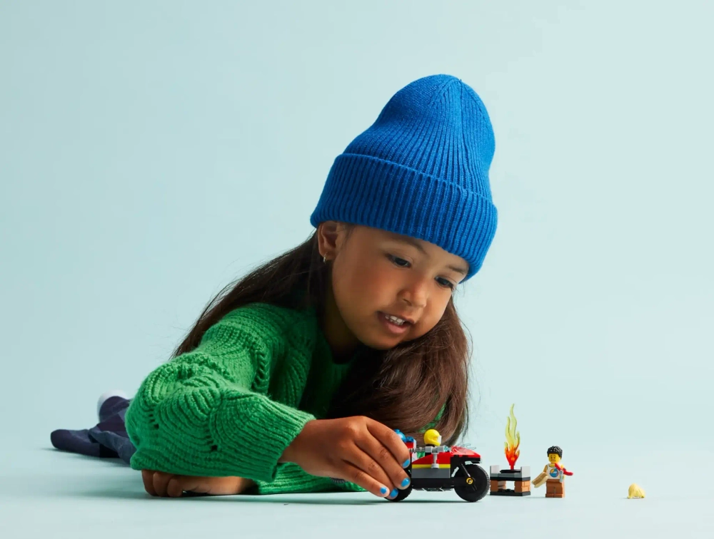 Конструктор LEGO City 60410 Пожарно-спасательный мотоцикл